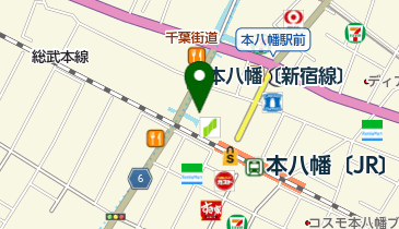 NARIS BEAUTY STATION  De I'm(ナリスビューティステーションデ・アイム)  本八幡の地図画像