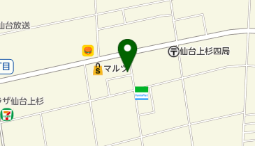 グループホームなんてん上杉の地図画像