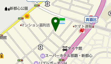 カットインシャンゼおもろ店の地図画像