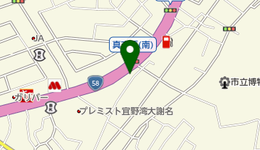 安木屋オフィスプロ 宜野湾店の地図画像