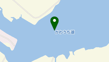 かわうち湖の地図画像