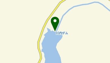 川内ダムの地図画像