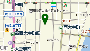 文房具のソバラ屋の地図画像