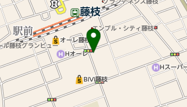 藤枝パートバンクの地図画像