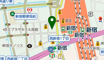 洋服の青山 新宿西口店 新宿区 紳士服 メンズ 160 0023 の地図 アクセス 地点情報 Navitime