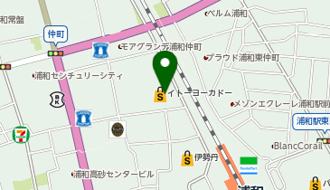 QB HOUSE(ハウス) イトーヨーカドー浦和店の地図画像