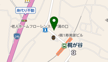 ココカラファイン 梶ヶ谷店の地図画像
