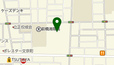 群馬県生涯学習センターの地図画像