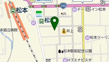 レディース松本サロンの地図画像