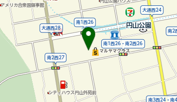 ドギードゥー マルヤマクラス店の地図画像