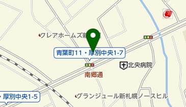 エンパイアー 厚別中央店の地図画像