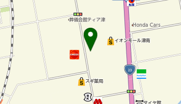 理容プラージュ イオンモール津南前店の地図画像