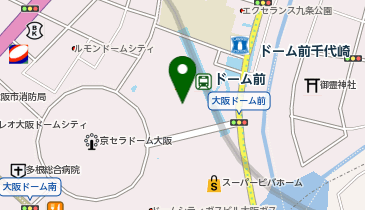JTB イオンモール大阪ドームシティ店の地図画像