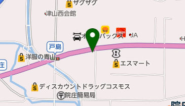 メガネ本舗 津山院庄店の地図画像