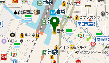 竹茗堂 池袋西武店の地図画像