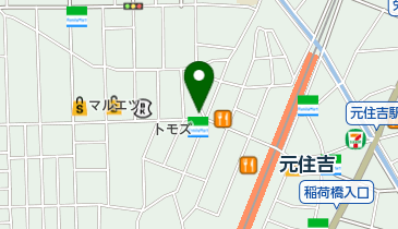 銀座コージーコーナー 元住吉店の地図画像