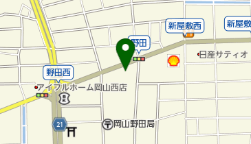 NARIS BEAUTY STATION De I'm(ナリス ビューティー ステーション デ アイム) 岡山店の地図画像