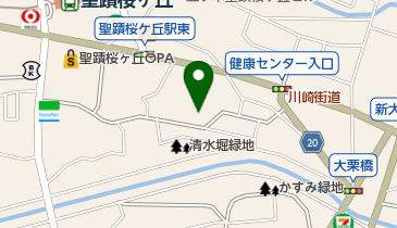 多摩市立健康センターの地図画像