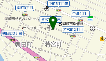 NARIS BEAUTY STATION  De I'm(ナリス ビューティー ステーション デ アイム) 岡崎の地図画像