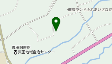 上田市真田運動公園グラウンドの地図画像