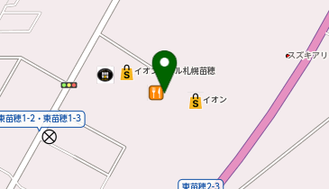 ビアードパパの作り立て工房 イオンモール札幌苗穂店の地図画像