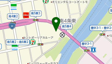 豊平橋の地図画像
