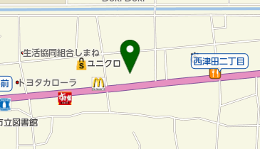 シュガーナックル 松江店の地図画像