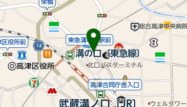 株式会社川上楽器 溝ノ口センターの地図画像