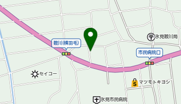 松木菓子舗の地図画像