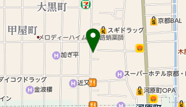 GETTRY(ゲッティー) 京都店の地図画像