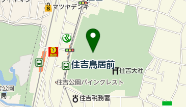 住吉の反橋(太鼓橋)の地図画像