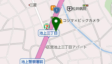 ARROW(アロー) 池上店の地図画像