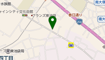 グレイプスJ東池袋の地図画像