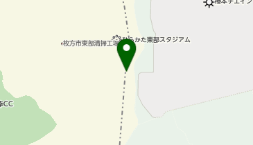 東部公園ドッグランの地図画像