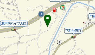 満天の湯 温泉家の地図画像