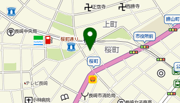 旬菜桜通り 樽の地図画像