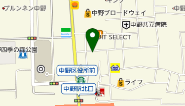 すしざんまい 中野店の地図画像