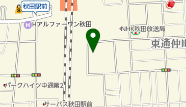 ホリデイスポーツクラブ 秋田店の地図画像