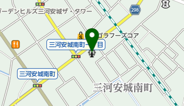 ホリデイスポーツクラブ 三河安城店の地図画像