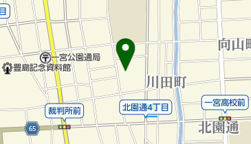 ホリデイスポーツクラブ 一宮店の地図画像