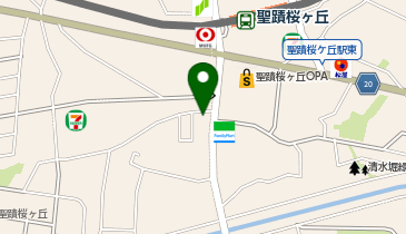 やまひなの治療院の地図画像