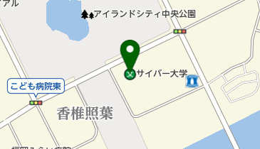 サイバーユニバーシティ株式会社 福岡オフィスの地図画像