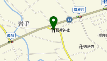 五明稲荷神社の地図画像