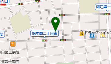 オサダ自動車の地図画像