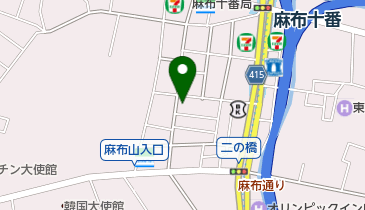 Rincent(リンセント) 麻布十番 カンジェル専門店の地図画像