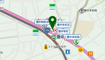 AEON(イーオン) 豊中校の地図画像