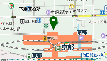 ANNA SUI mini(アナ スイ ミニ) JR京都伊勢丹店の地図画像