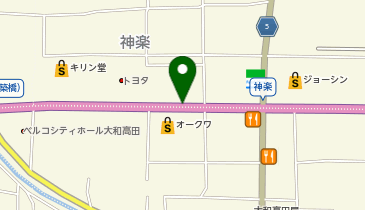 ピザハット 大和高田神楽店の地図画像
