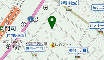 九州リオン株式会社リオネットセンター門司の地図画像