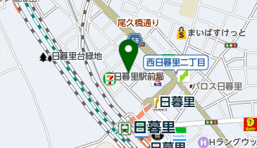 Ash(アッシュ) 日暮里店の地図画像